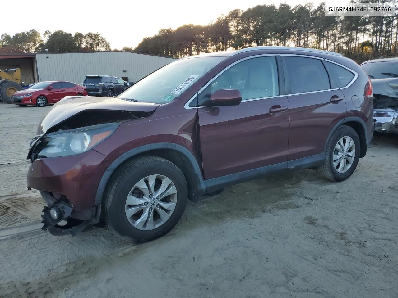 2014 Honda Cr-V Exl VIN: 5J6RM4H74EL092766 Lot: 79140794