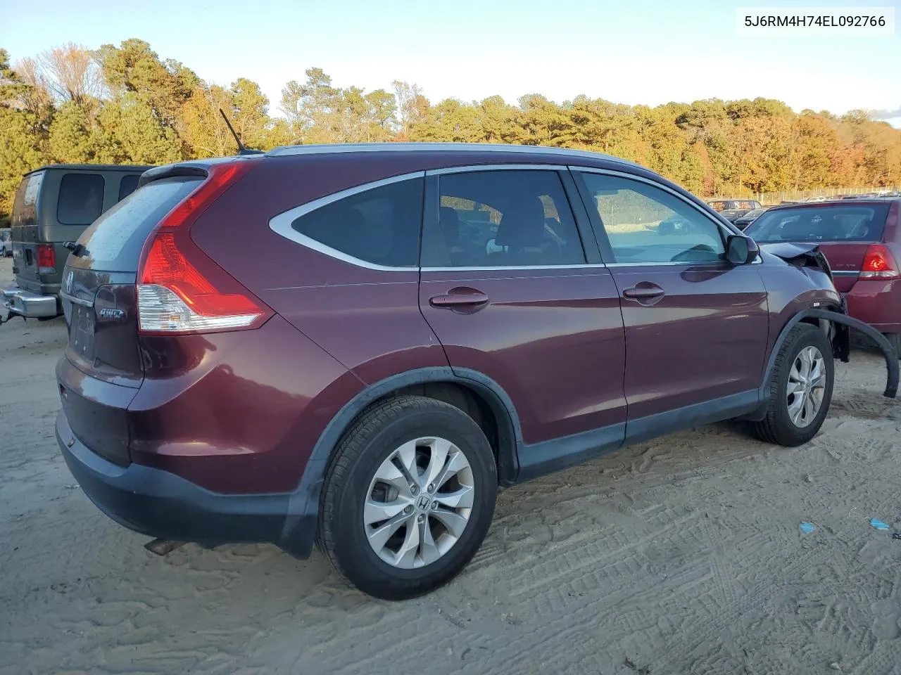 2014 Honda Cr-V Exl VIN: 5J6RM4H74EL092766 Lot: 79140794