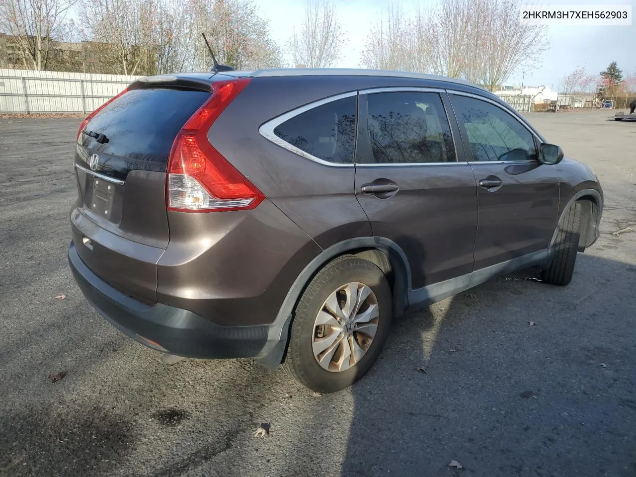 2014 Honda Cr-V Exl VIN: 2HKRM3H7XEH562903 Lot: 79209864