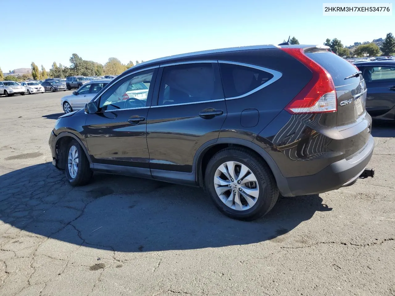 2014 Honda Cr-V Exl VIN: 2HKRM3H7XEH534776 Lot: 79299284