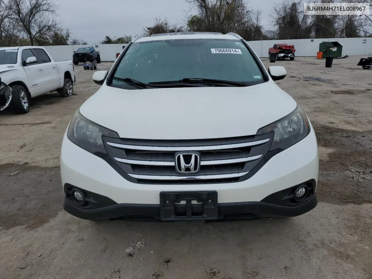 2014 Honda Cr-V Exl VIN: 5J6RM4H71EL008967 Lot: 79666914