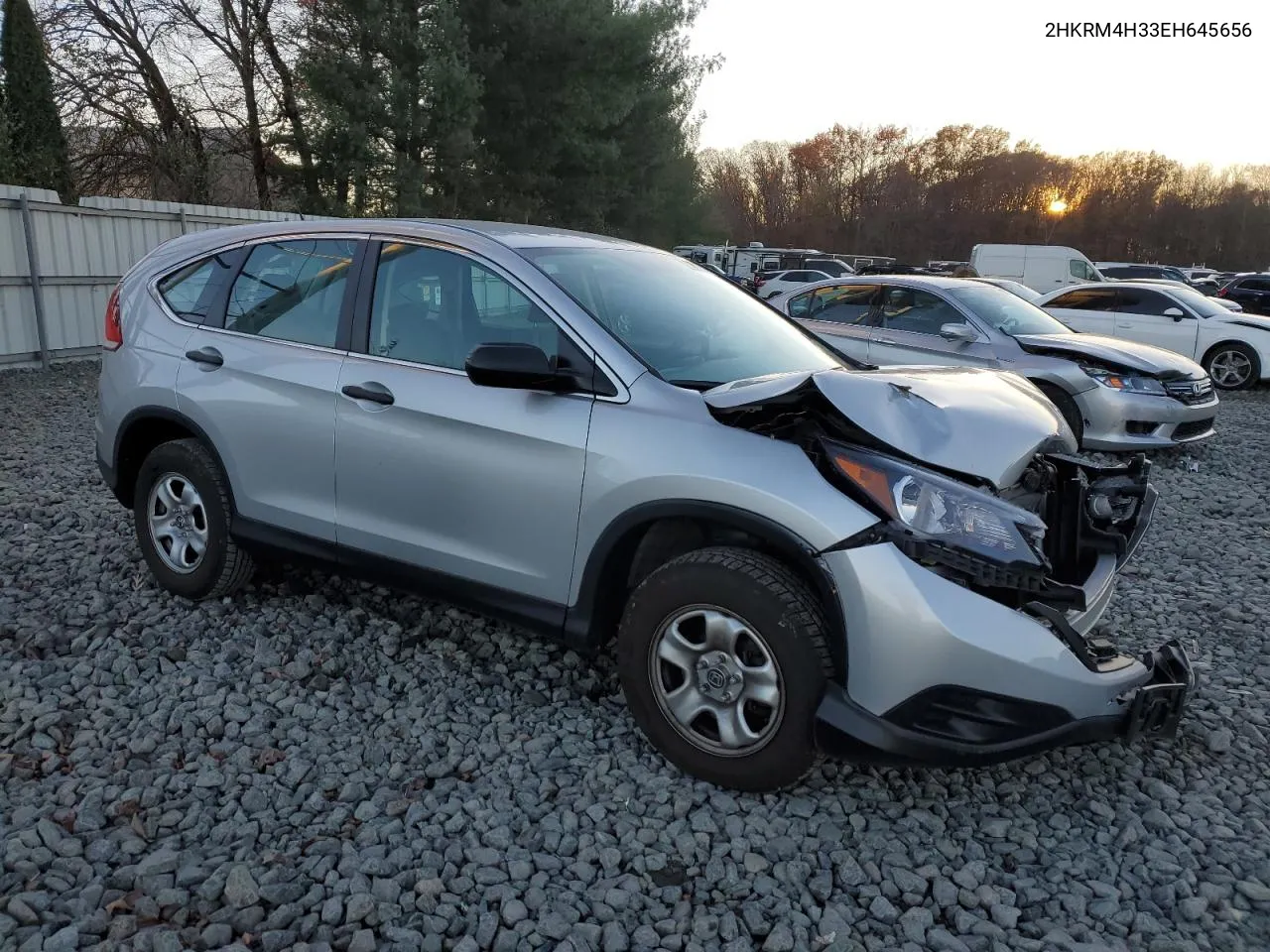 2014 Honda Cr-V Lx VIN: 2HKRM4H33EH645656 Lot: 80477444