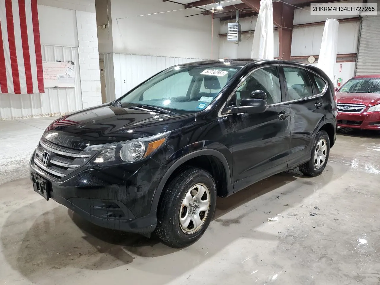 2014 Honda Cr-V Lx VIN: 2HKRM4H34EH727265 Lot: 80730654