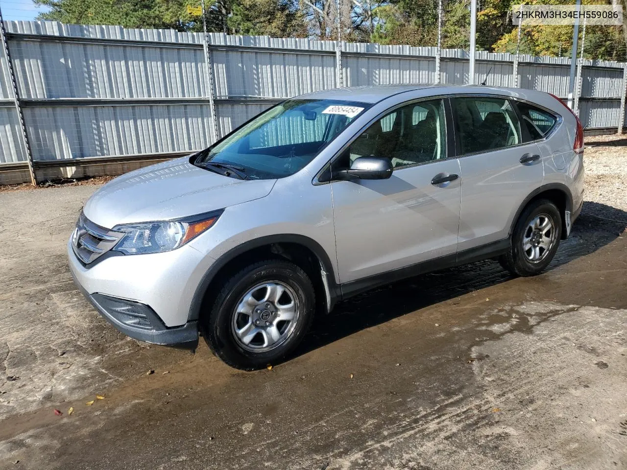 2014 Honda Cr-V Lx VIN: 2HKRM3H34EH559086 Lot: 80854454