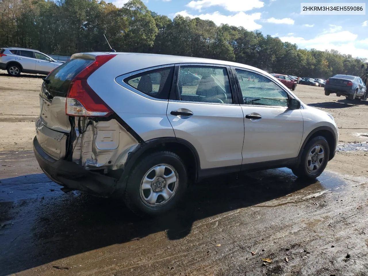 2014 Honda Cr-V Lx VIN: 2HKRM3H34EH559086 Lot: 80854454