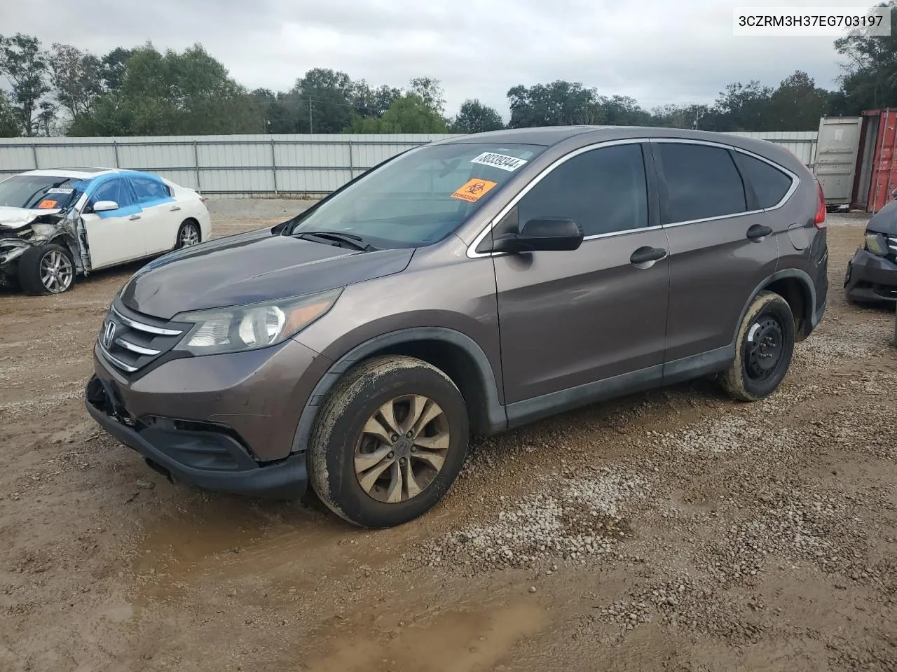 2014 Honda Cr-V Lx VIN: 3CZRM3H37EG703197 Lot: 81883934