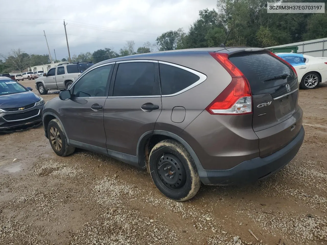 2014 Honda Cr-V Lx VIN: 3CZRM3H37EG703197 Lot: 81883934