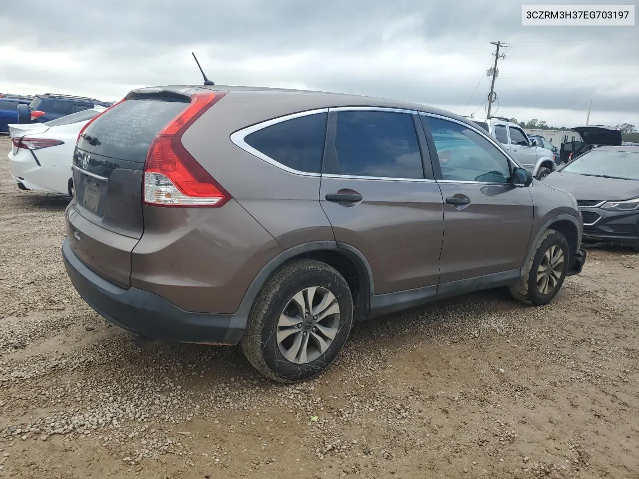 2014 Honda Cr-V Lx VIN: 3CZRM3H37EG703197 Lot: 81883934