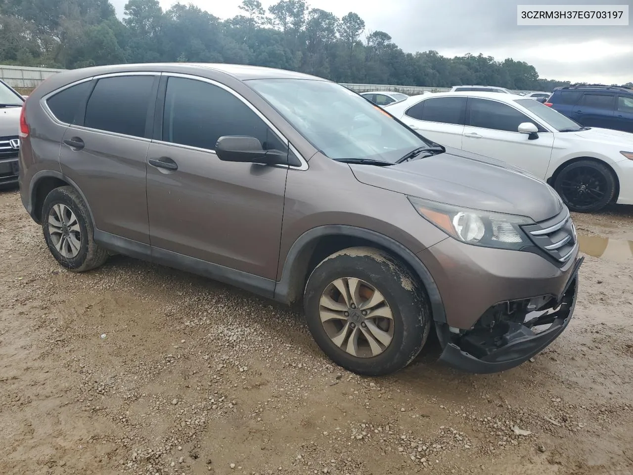 2014 Honda Cr-V Lx VIN: 3CZRM3H37EG703197 Lot: 81883934