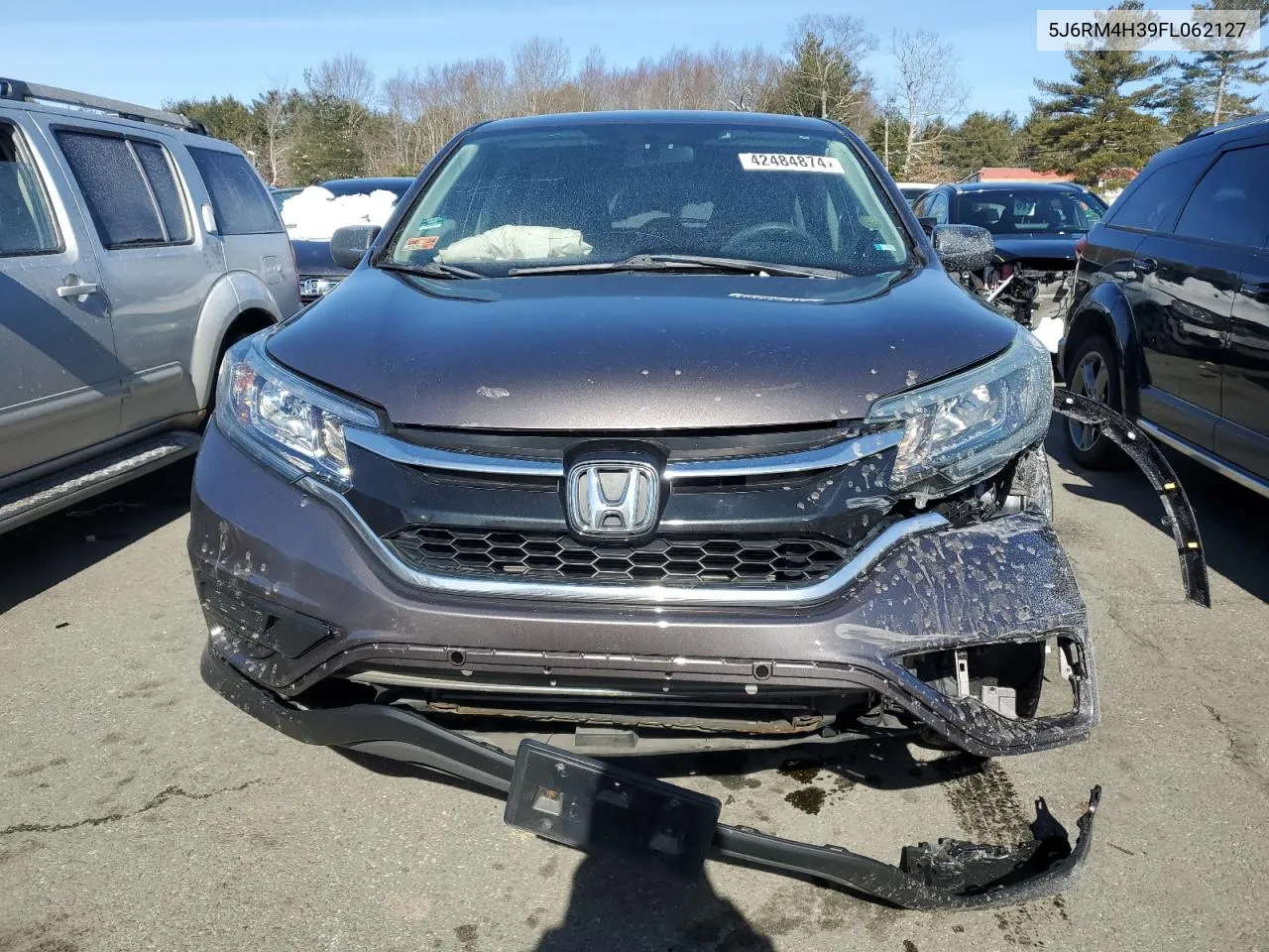 2015 Honda Cr-V Lx VIN: 5J6RM4H39FL062127 Lot: 42484874