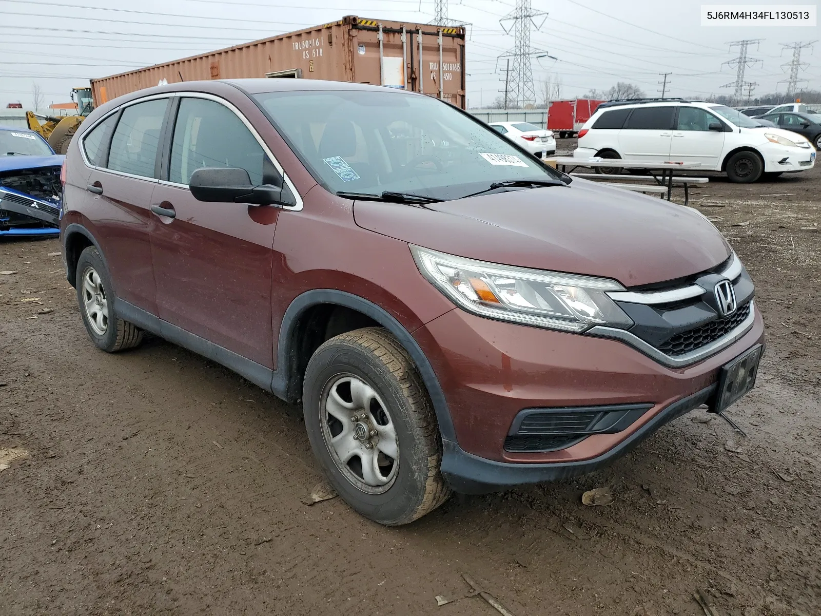 5J6RM4H34FL130513 2015 Honda Cr-V Lx