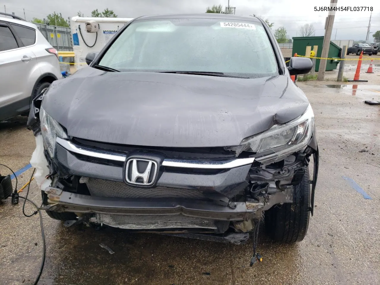 2015 Honda Cr-V Ex VIN: 5J6RM4H54FL037718 Lot: 54205444