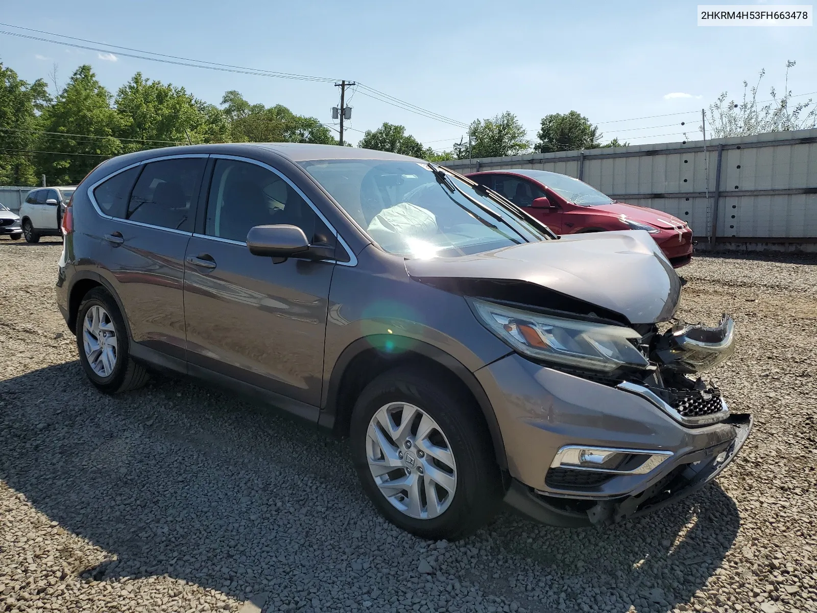 2HKRM4H53FH663478 2015 Honda Cr-V Ex