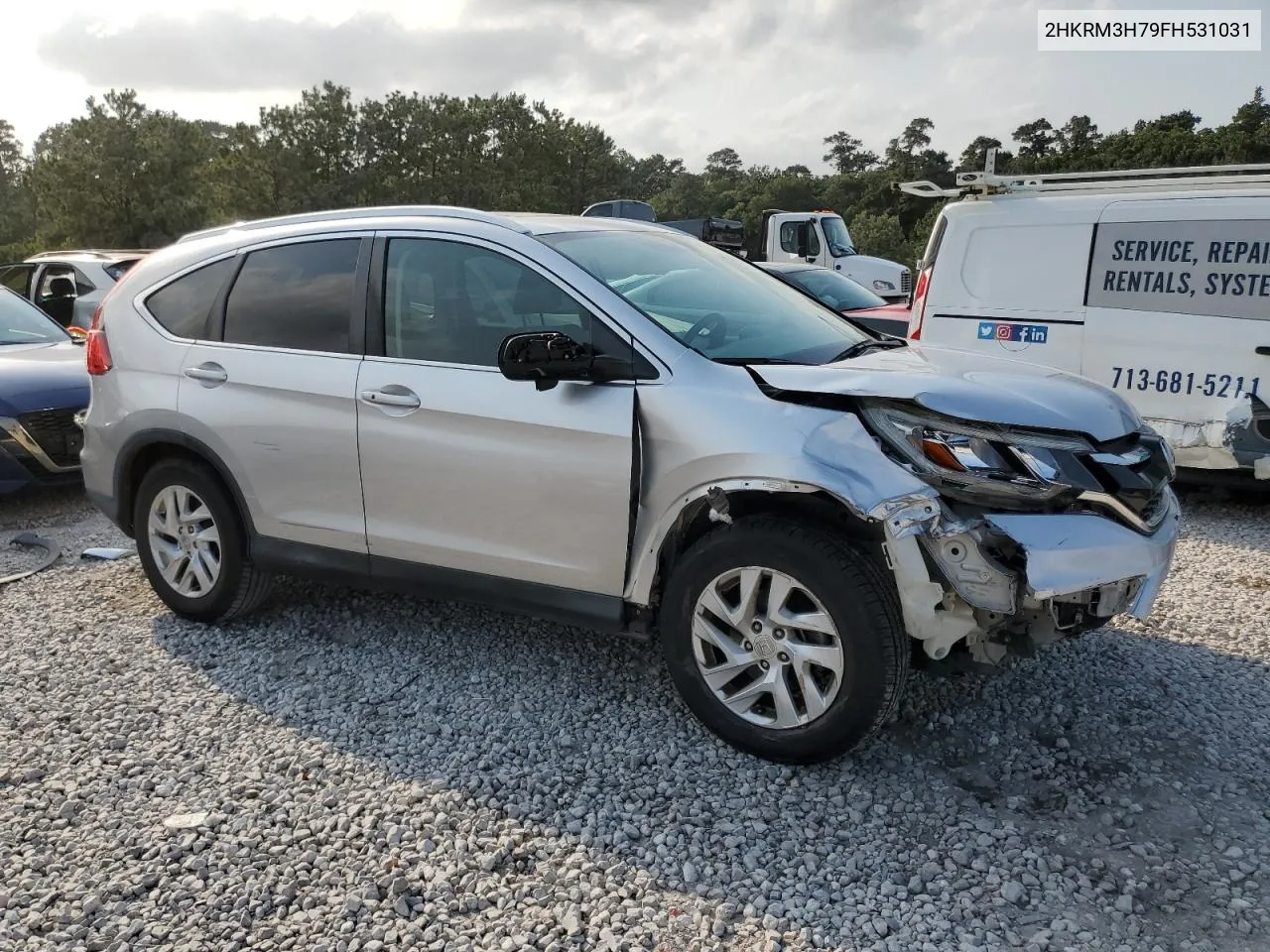 2015 Honda Cr-V Exl VIN: 2HKRM3H79FH531031 Lot: 56523424