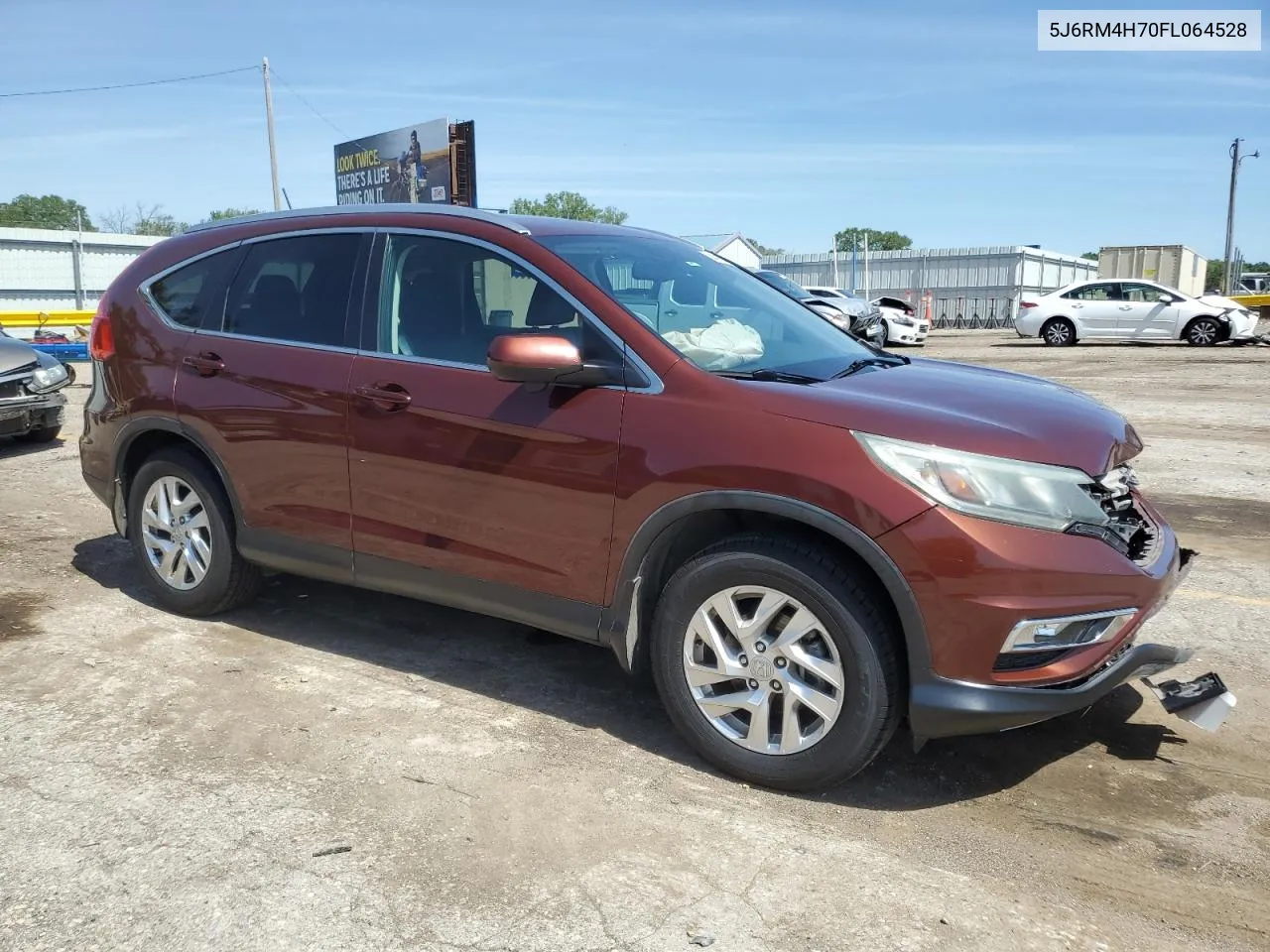 5J6RM4H70FL064528 2015 Honda Cr-V Exl