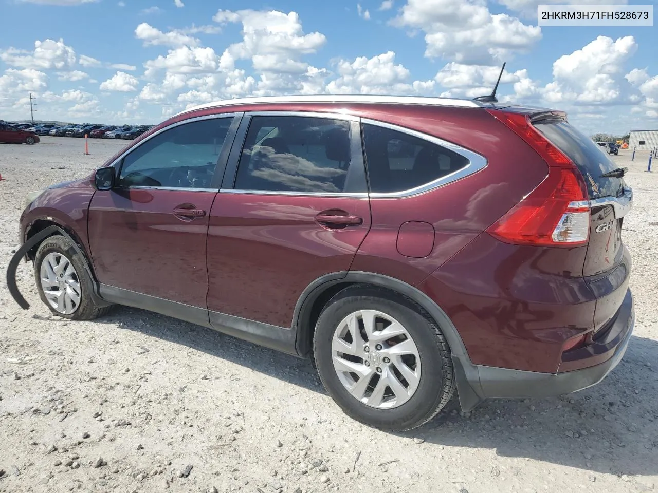 2015 Honda Cr-V Exl VIN: 2HKRM3H71FH528673 Lot: 60616274