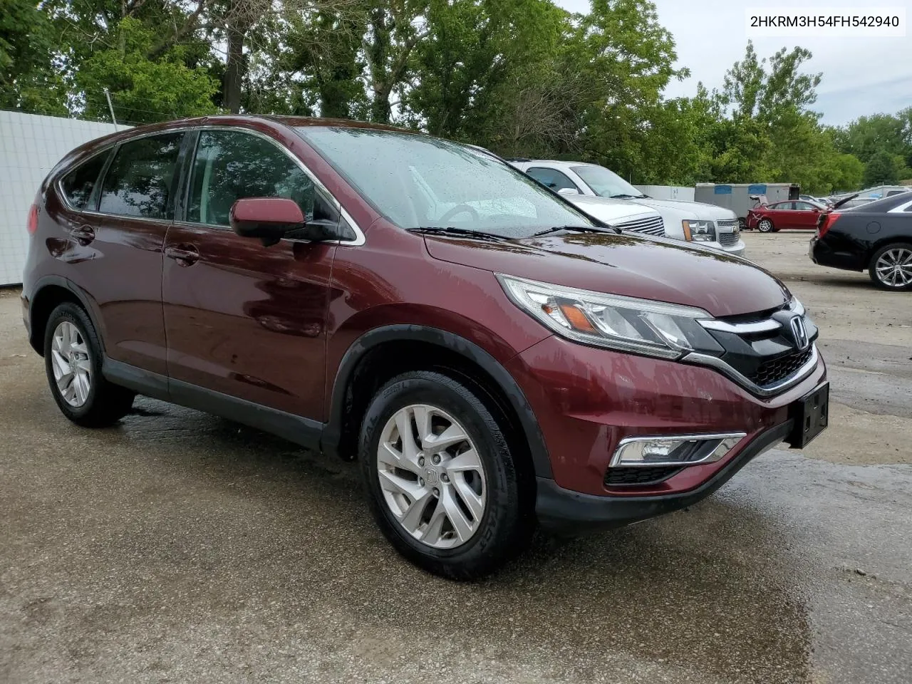 2015 Honda Cr-V Ex VIN: 2HKRM3H54FH542940 Lot: 60848694