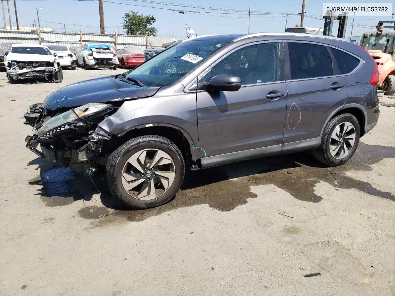 2015 Honda Cr-V Touring VIN: 5J6RM4H91FL053782 Lot: 61347904