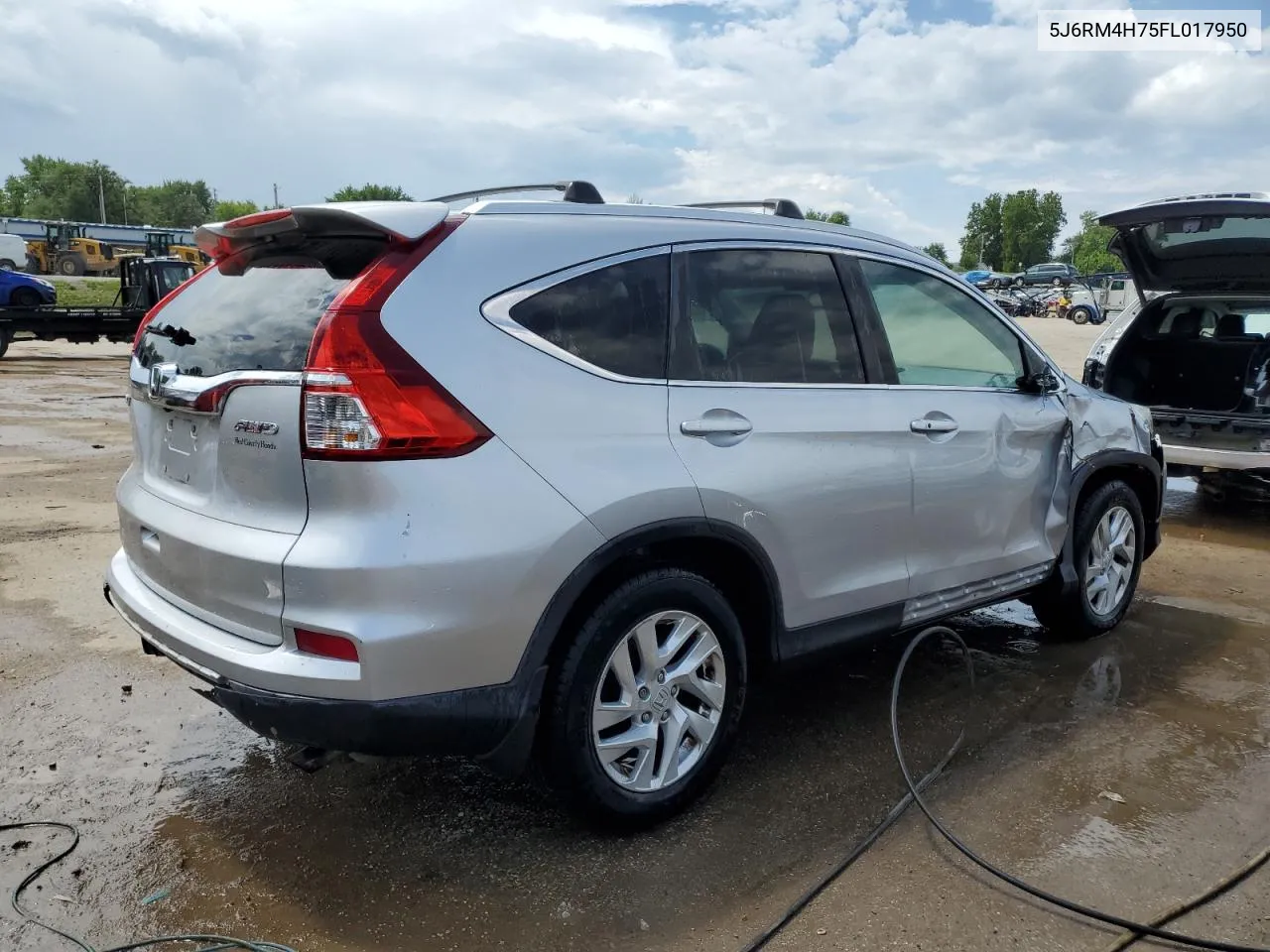 2015 Honda Cr-V Exl VIN: 5J6RM4H75FL017950 Lot: 62040724