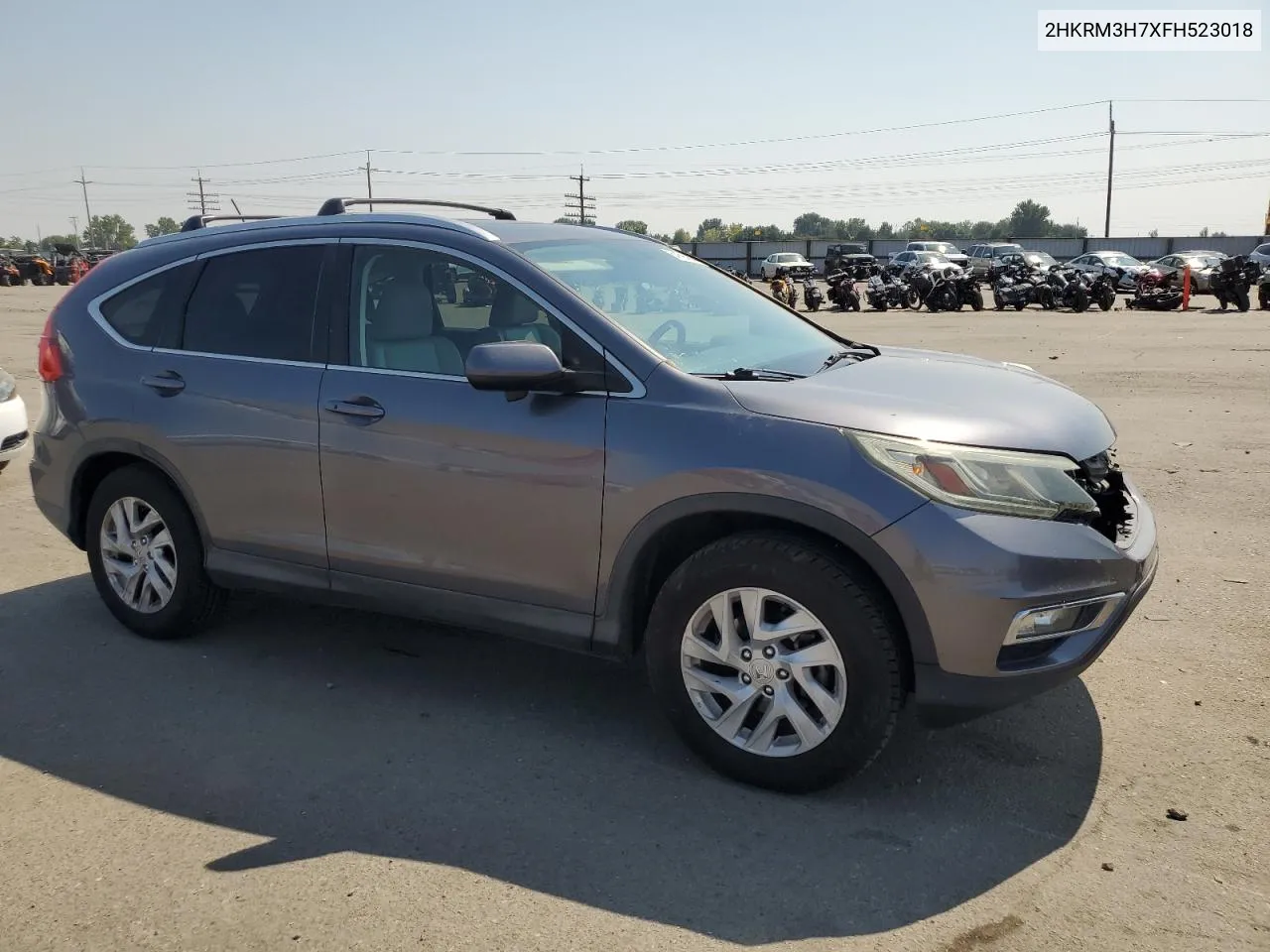 2HKRM3H7XFH523018 2015 Honda Cr-V Exl