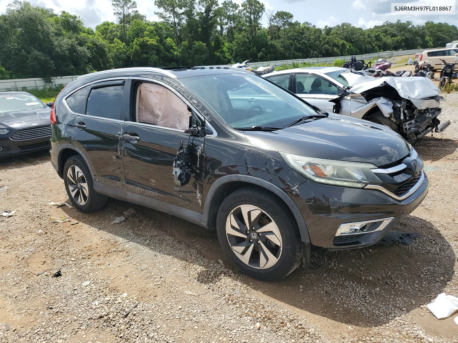 5J6RM3H97FL018867 2015 Honda Cr-V Touring