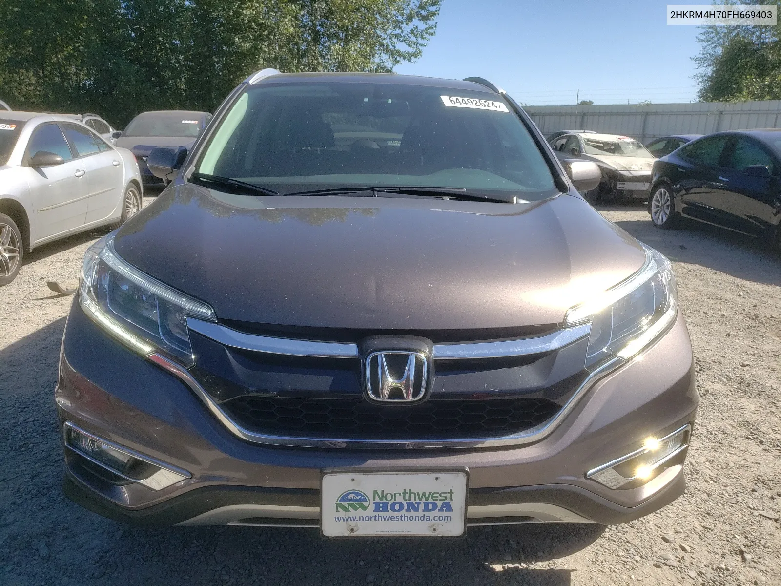 2015 Honda Cr-V Exl VIN: 2HKRM4H70FH669403 Lot: 64492624