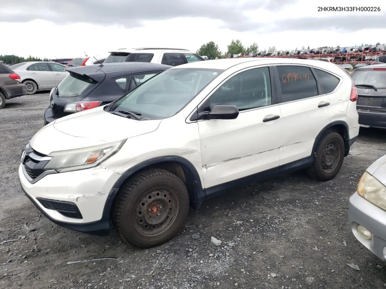 2015 Honda Cr-V Lx VIN: 2HKRM3H33FH000226 Lot: 64990244