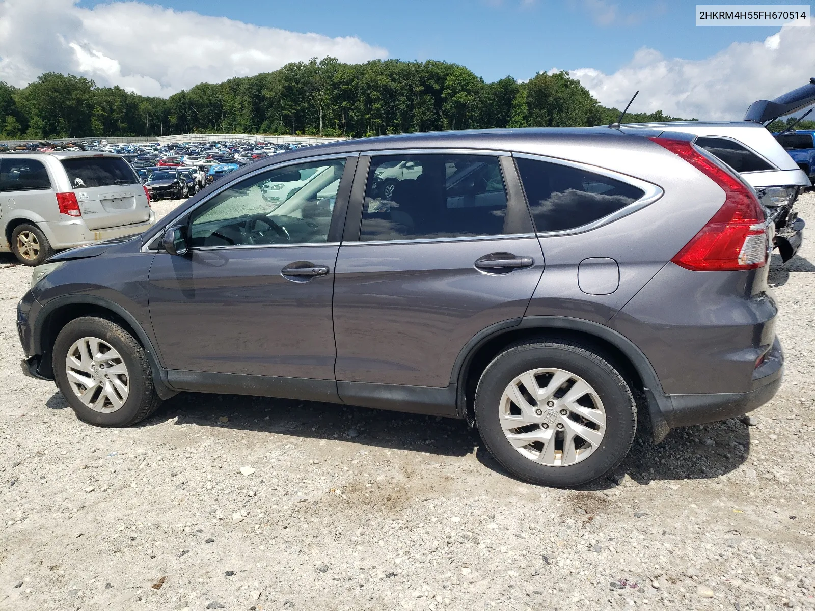 2HKRM4H55FH670514 2015 Honda Cr-V Ex