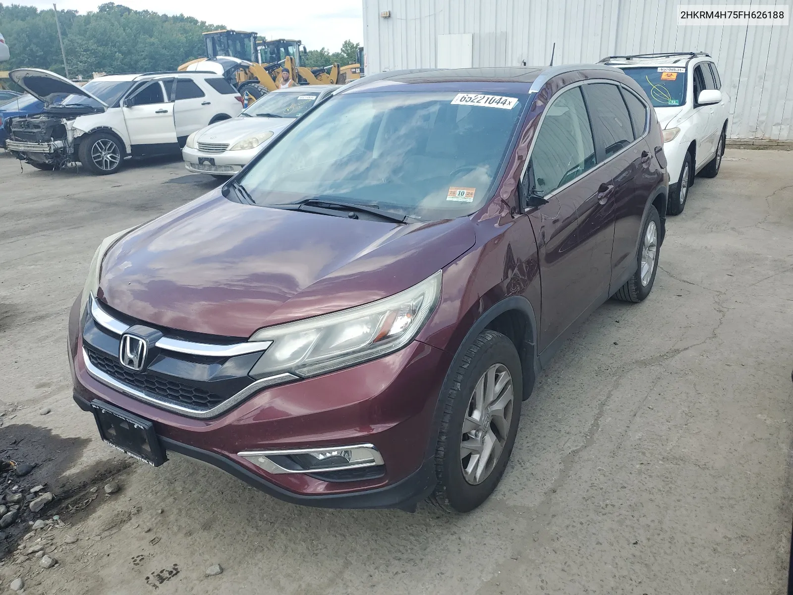 2015 Honda Cr-V Exl VIN: 2HKRM4H75FH626188 Lot: 65221044