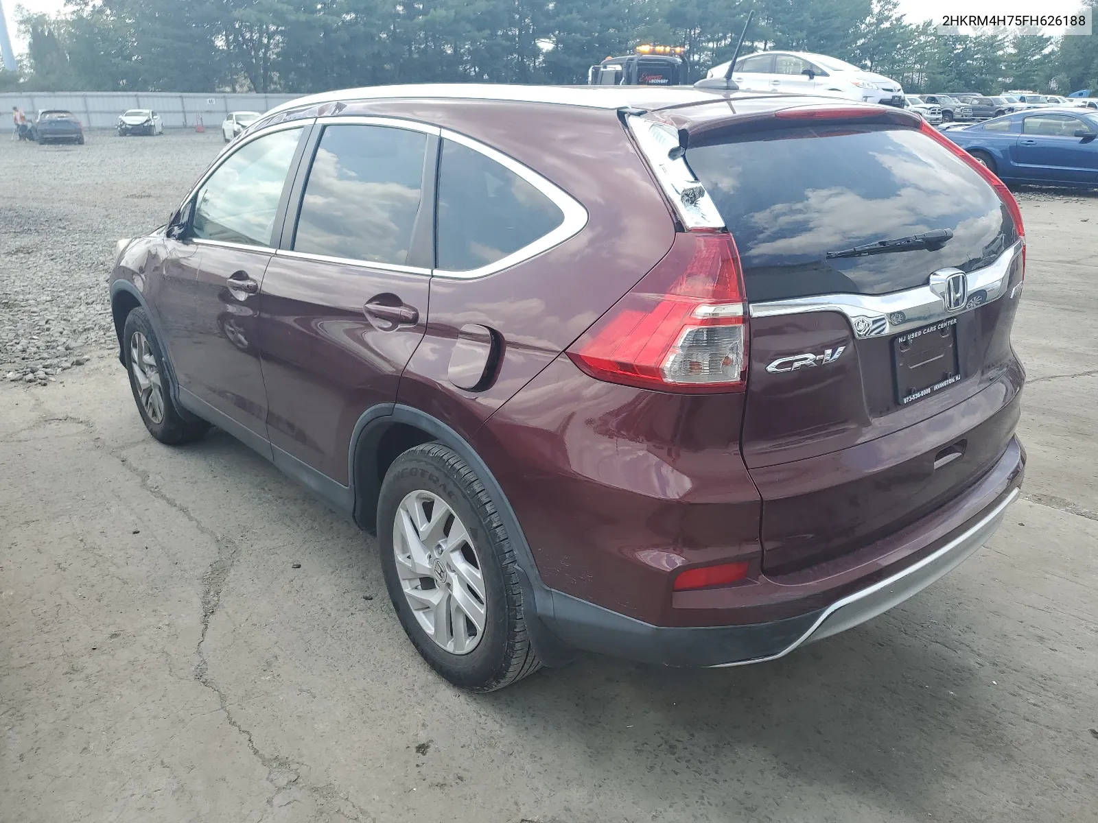 2015 Honda Cr-V Exl VIN: 2HKRM4H75FH626188 Lot: 65221044