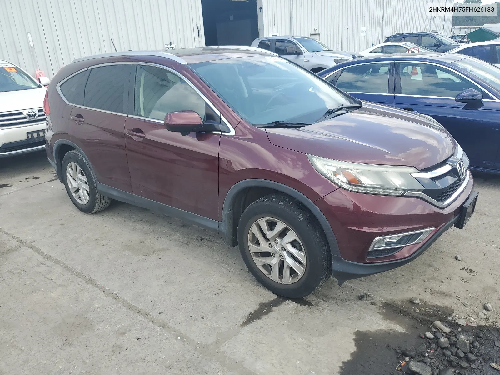 2HKRM4H75FH626188 2015 Honda Cr-V Exl