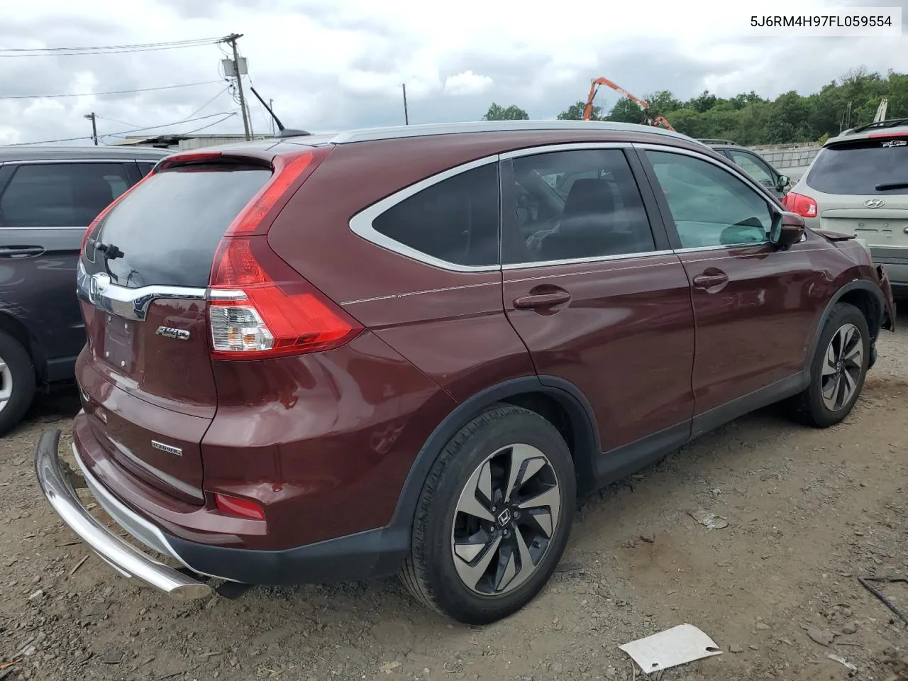 5J6RM4H97FL059554 2015 Honda Cr-V Touring