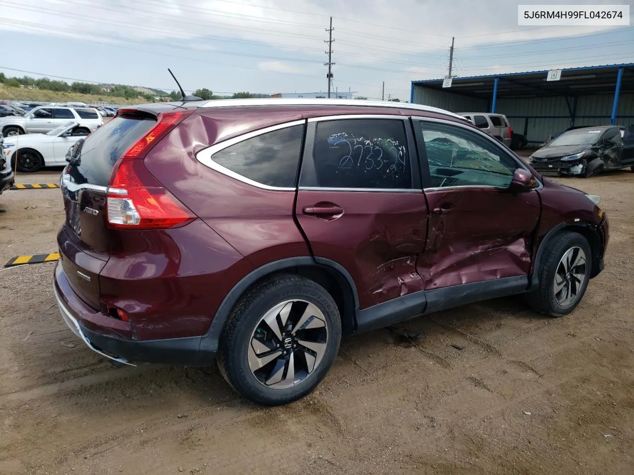 5J6RM4H99FL042674 2015 Honda Cr-V Touring