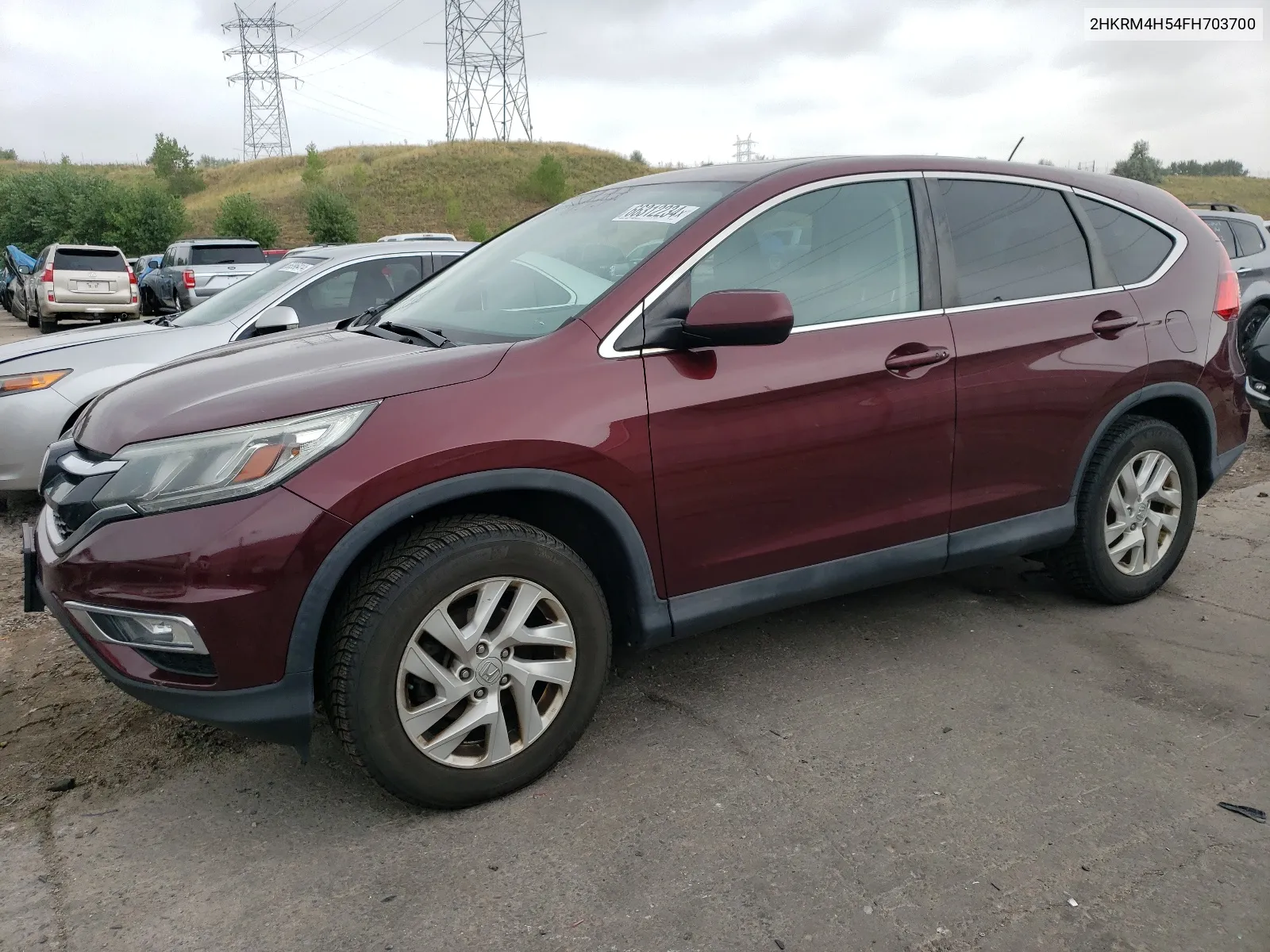 2015 Honda Cr-V Ex VIN: 2HKRM4H54FH703700 Lot: 66312234