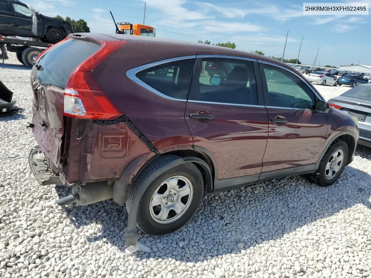 2015 Honda Cr-V Lx VIN: 2HKRM3H3XFH522495 Lot: 66314644