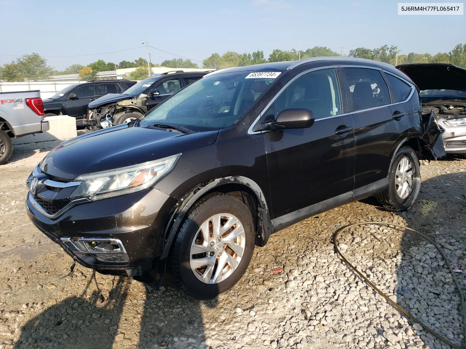 2015 Honda Cr-V Exl VIN: 5J6RM4H77FL065417 Lot: 66397734