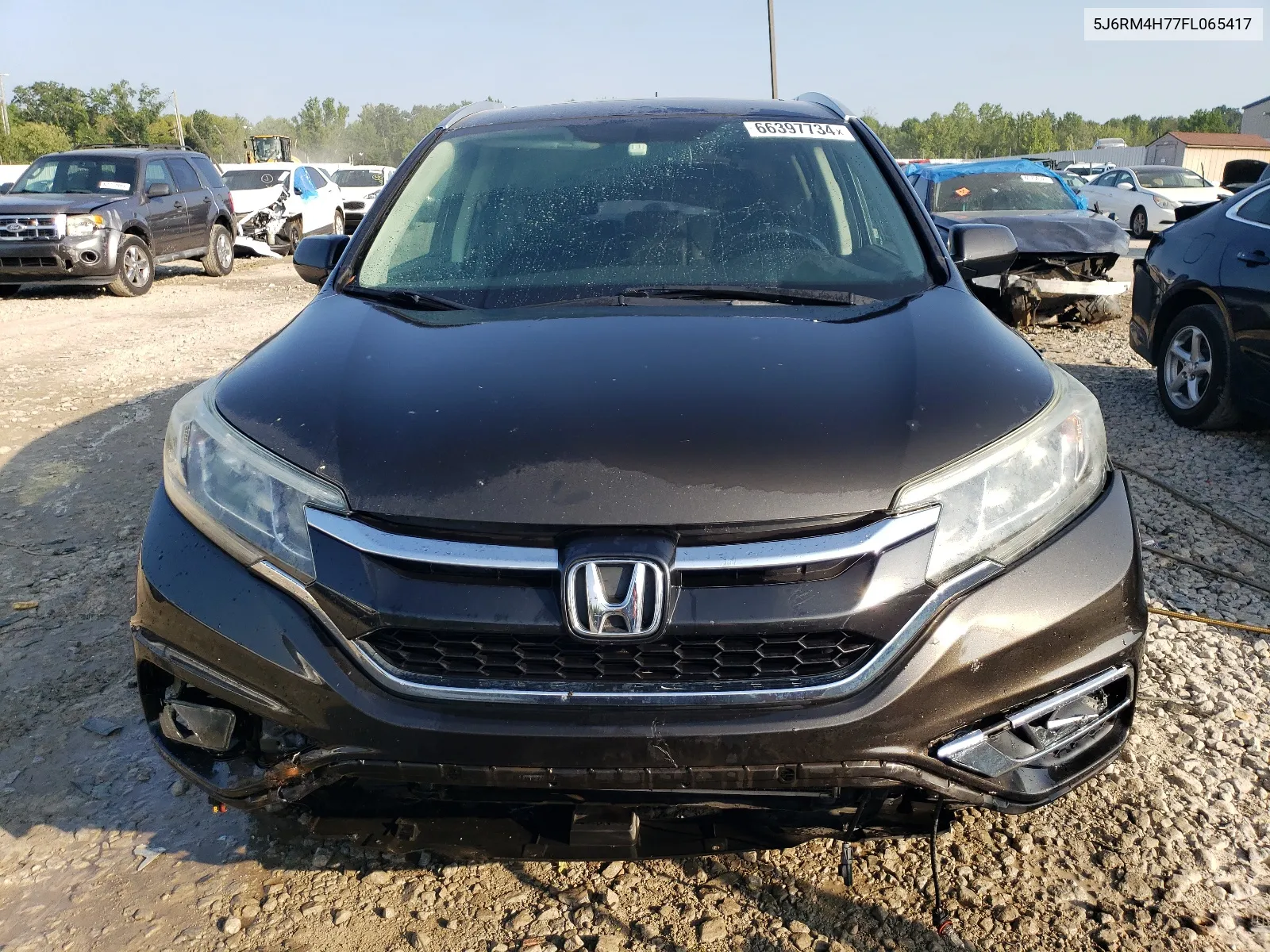 2015 Honda Cr-V Exl VIN: 5J6RM4H77FL065417 Lot: 66397734