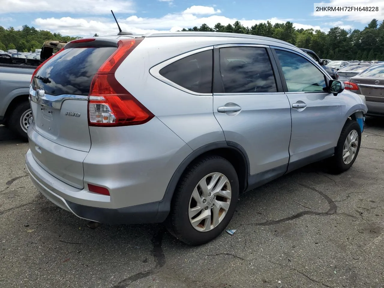 2015 Honda Cr-V Exl VIN: 2HKRM4H72FH648228 Lot: 66796274