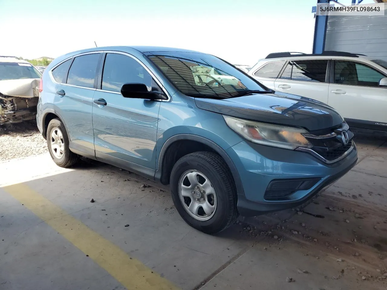 2015 Honda Cr-V Lx VIN: 5J6RM4H39FL098643 Lot: 66884164