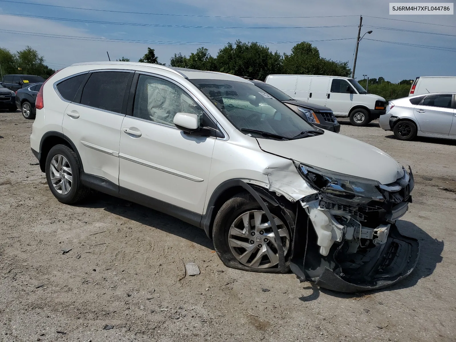 5J6RM4H7XFL044786 2015 Honda Cr-V Exl