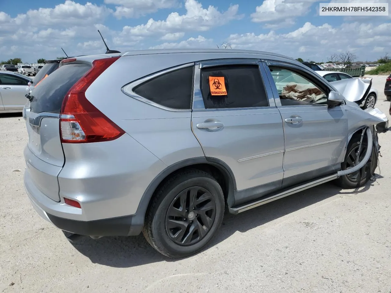 2HKRM3H78FH542358 2015 Honda Cr-V Exl