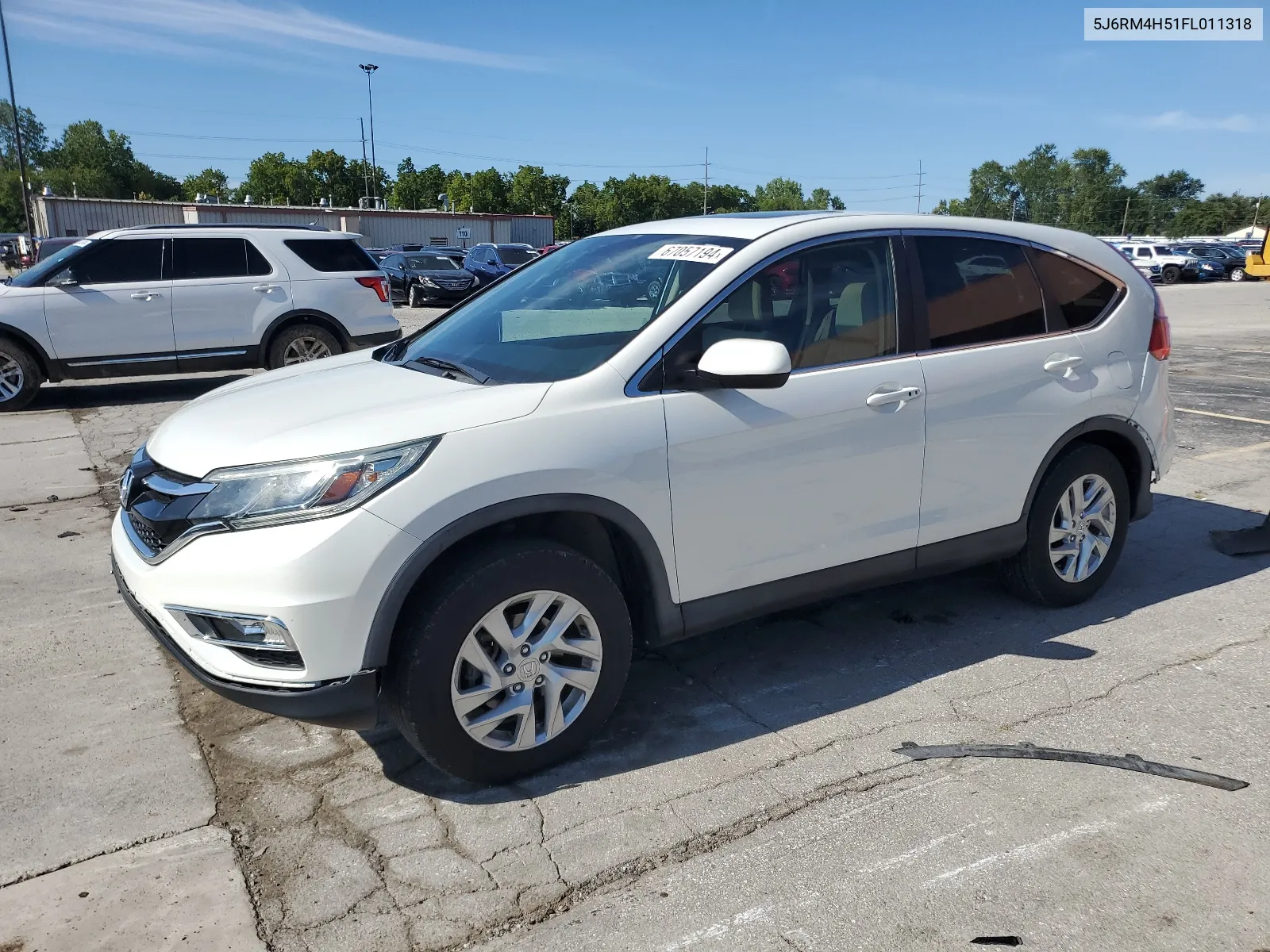 5J6RM4H51FL011318 2015 Honda Cr-V Ex