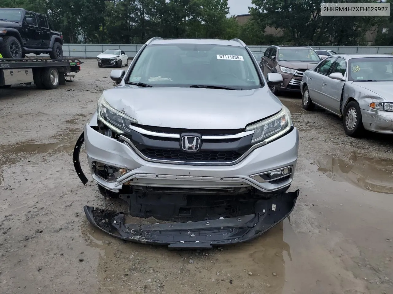 2015 Honda Cr-V Exl VIN: 2HKRM4H7XFH629927 Lot: 67111934