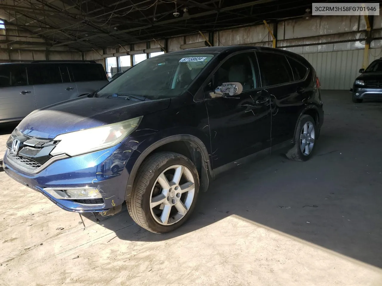 2015 Honda Cr-V Ex VIN: 3CZRM3H58FG701946 Lot: 67158624