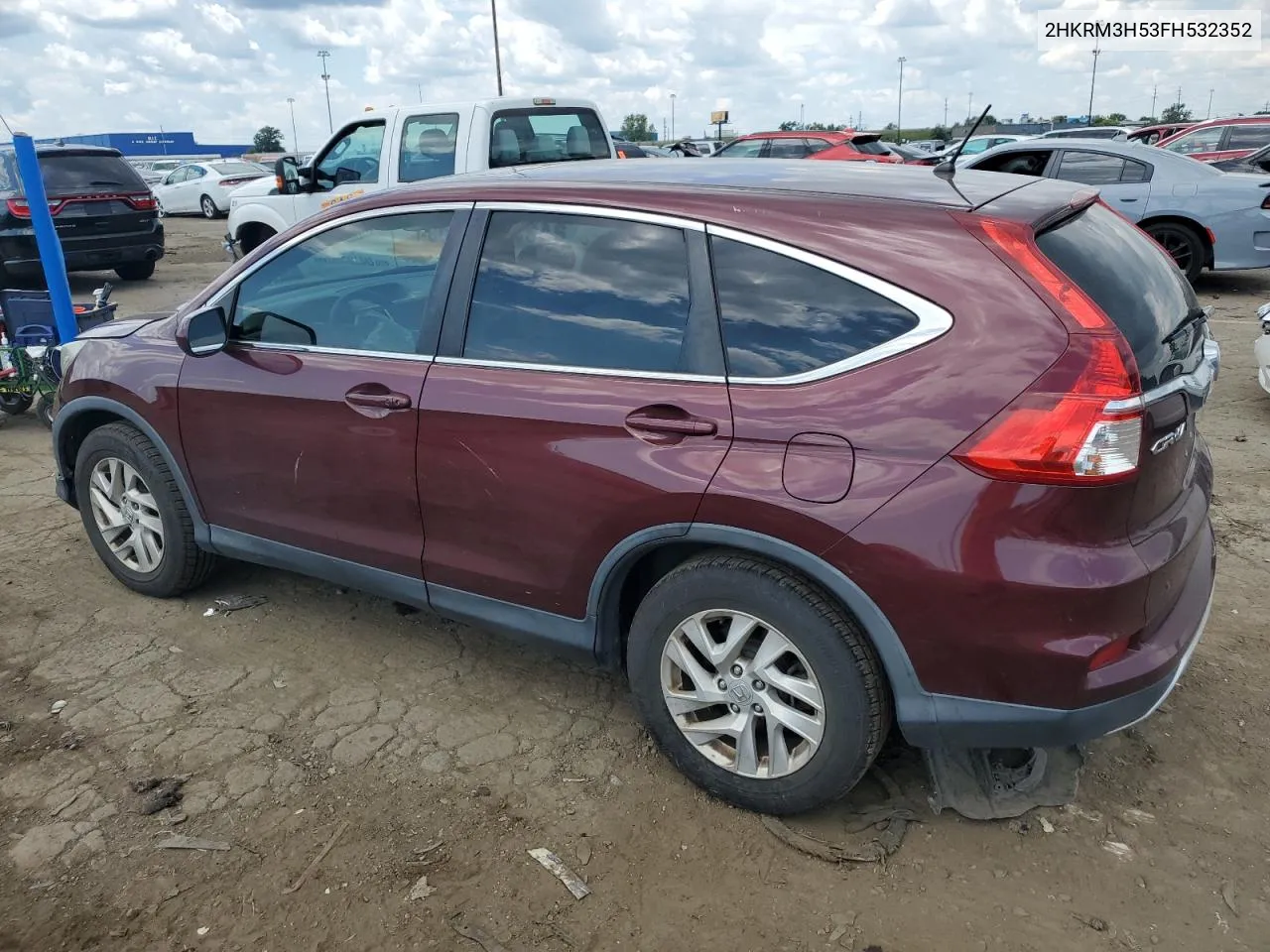 2015 Honda Cr-V Ex VIN: 2HKRM3H53FH532352 Lot: 67253104