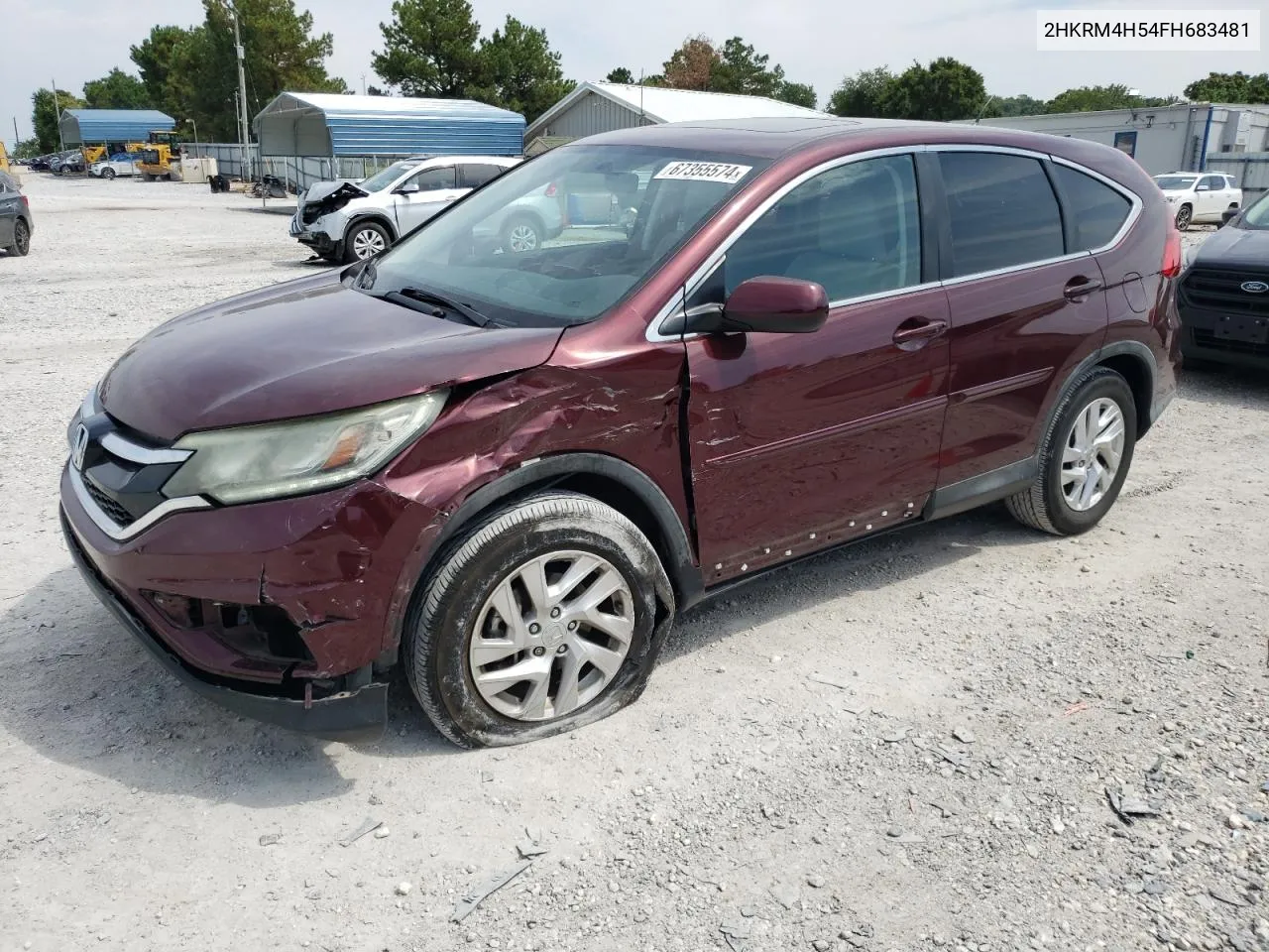 2HKRM4H54FH683481 2015 Honda Cr-V Ex