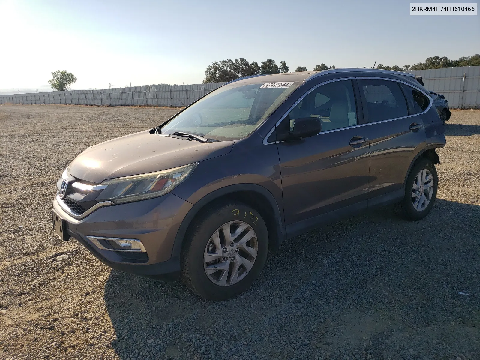 2015 Honda Cr-V Exl VIN: 2HKRM4H74FH610466 Lot: 67417244