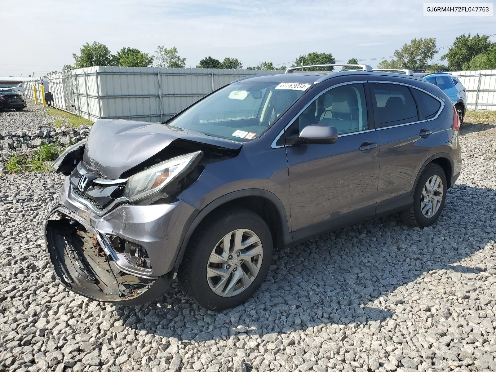 5J6RM4H72FL047763 2015 Honda Cr-V Exl