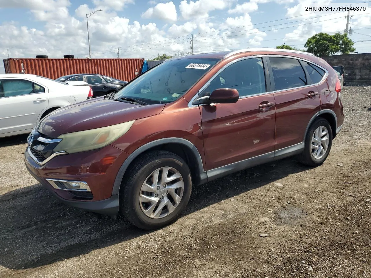 2015 Honda Cr-V Exl VIN: 2HKRM3H77FH546370 Lot: 68545434