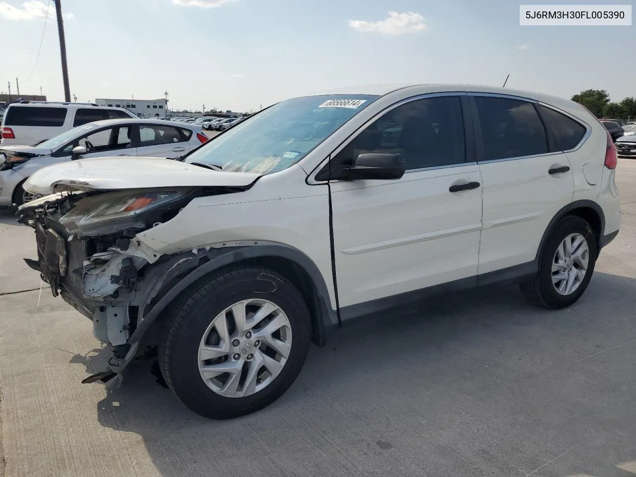 2015 Honda Cr-V Lx VIN: 5J6RM3H30FL005390 Lot: 68566614